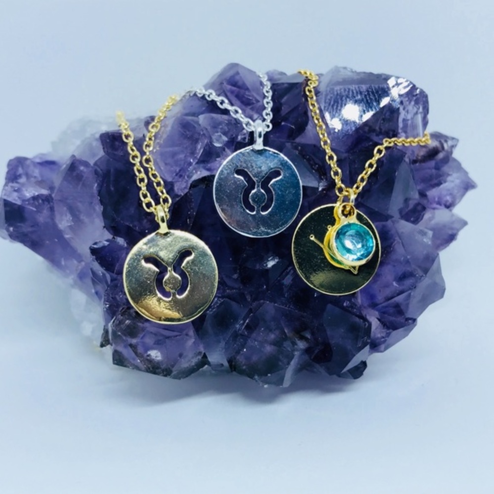 Taurus Zodiac Sign Astrology Necklaces